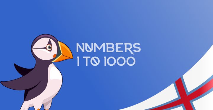 Faroese Numbers (1 to 1000)